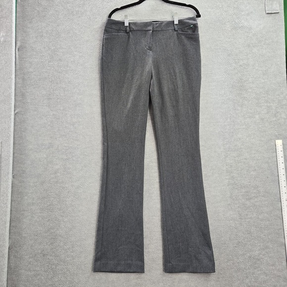 Express Pants - Express Women Pants 6L Gray Geometric Dress Columnist Barely Boot NWT